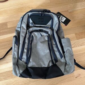 OGIO Charcoal and Navy Men's Gambit Pro Backpack